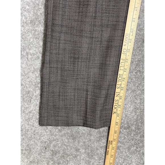 Ann Taylor LOFT Petites Curvy Dress Pants Womens Size 6P Stretch Brown Pockets - Picture 7 of 8